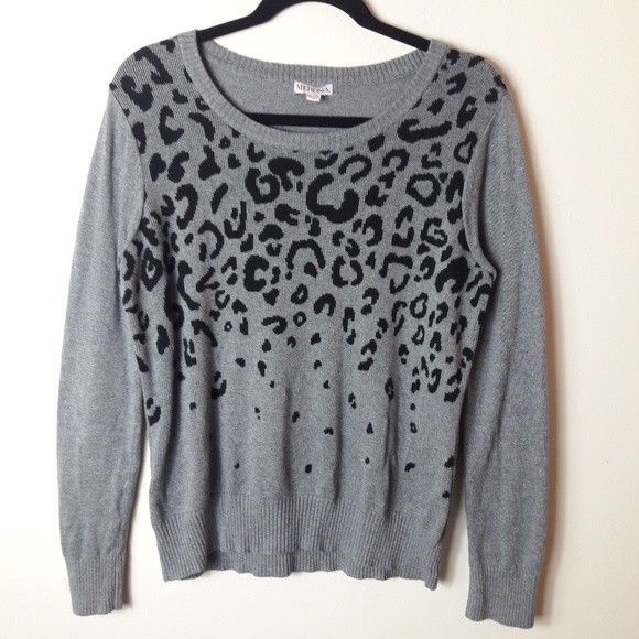 Merona Sweaters - Merona| Animal print sweater size XL A128